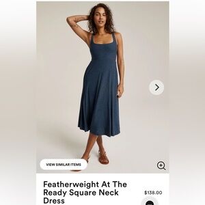 Beyond Yoga Featherweight At The Ready Square Neck Dress